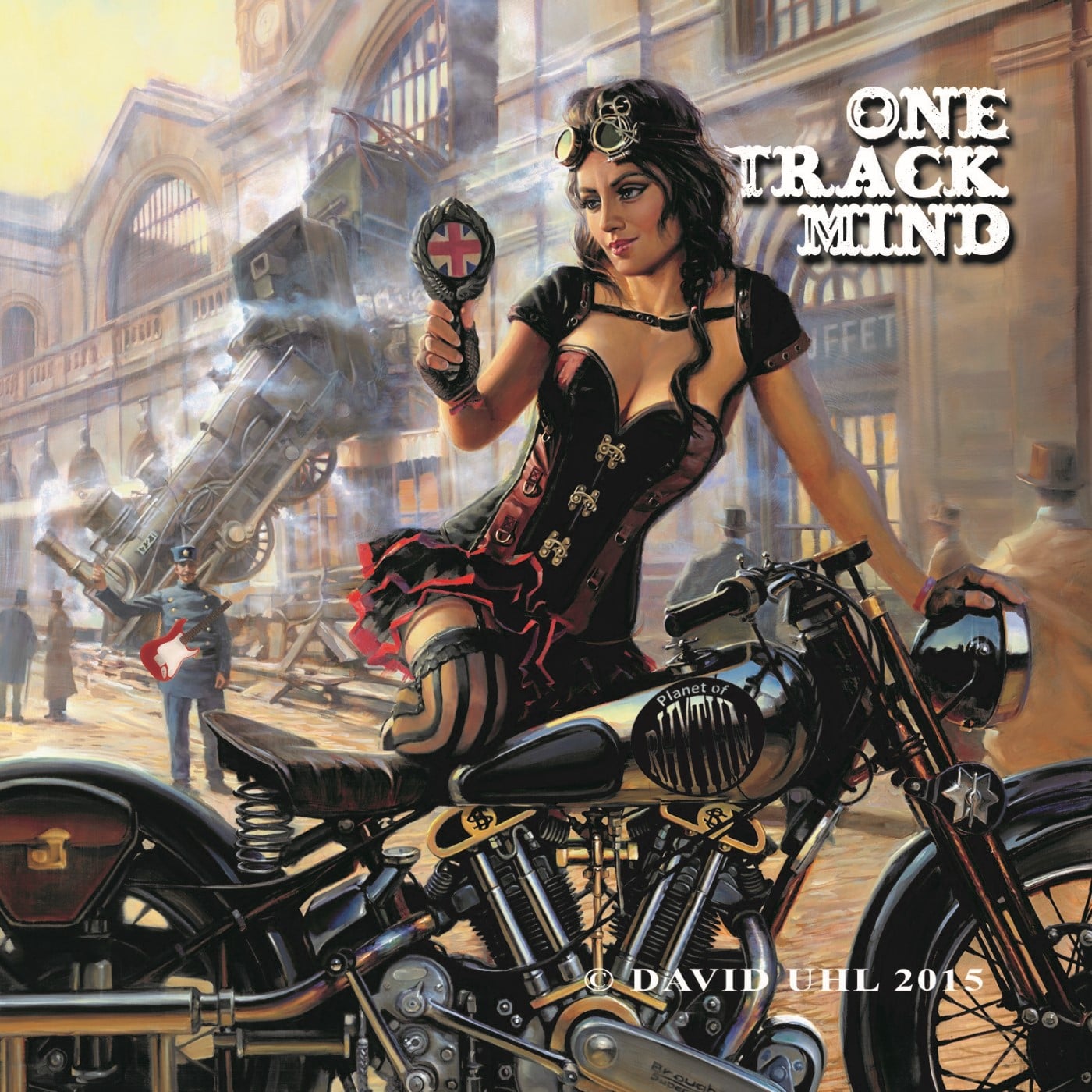 lady on motorcycle